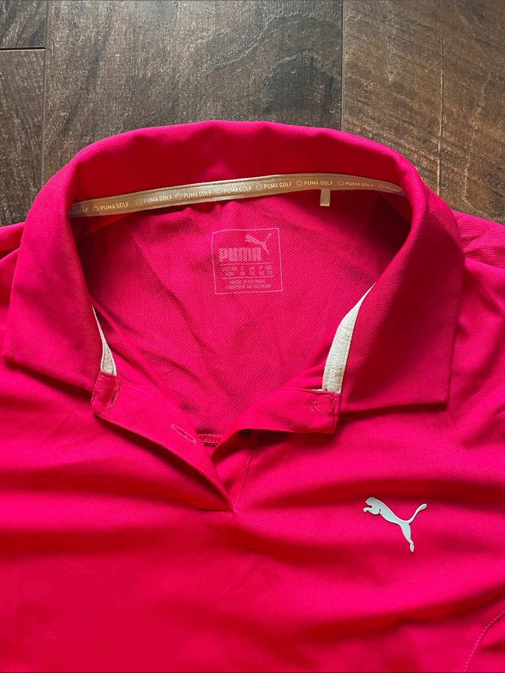 Puma Golf Vivid Pink Polo Shirt
